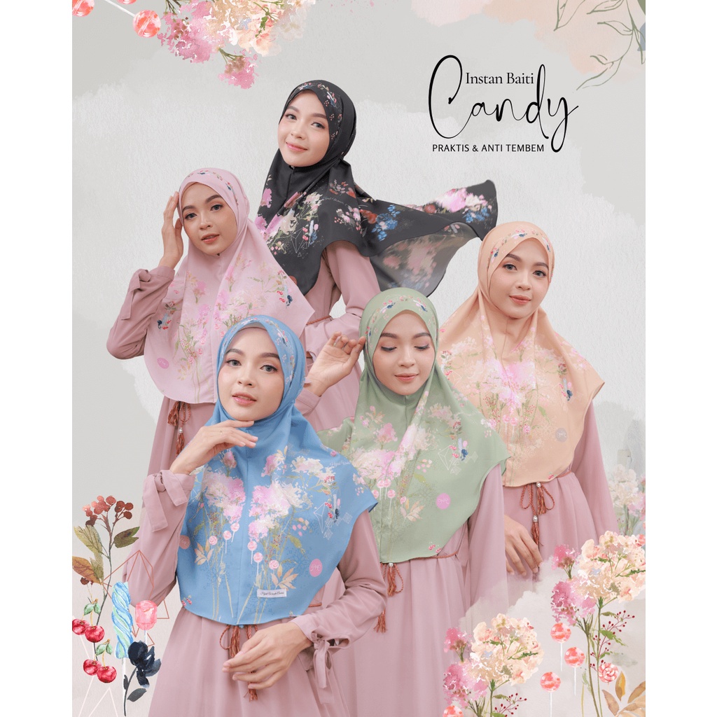 Hijabwanitacantik - Instan Baiti Candy Series | Hijab Instan | Jilbab Instan