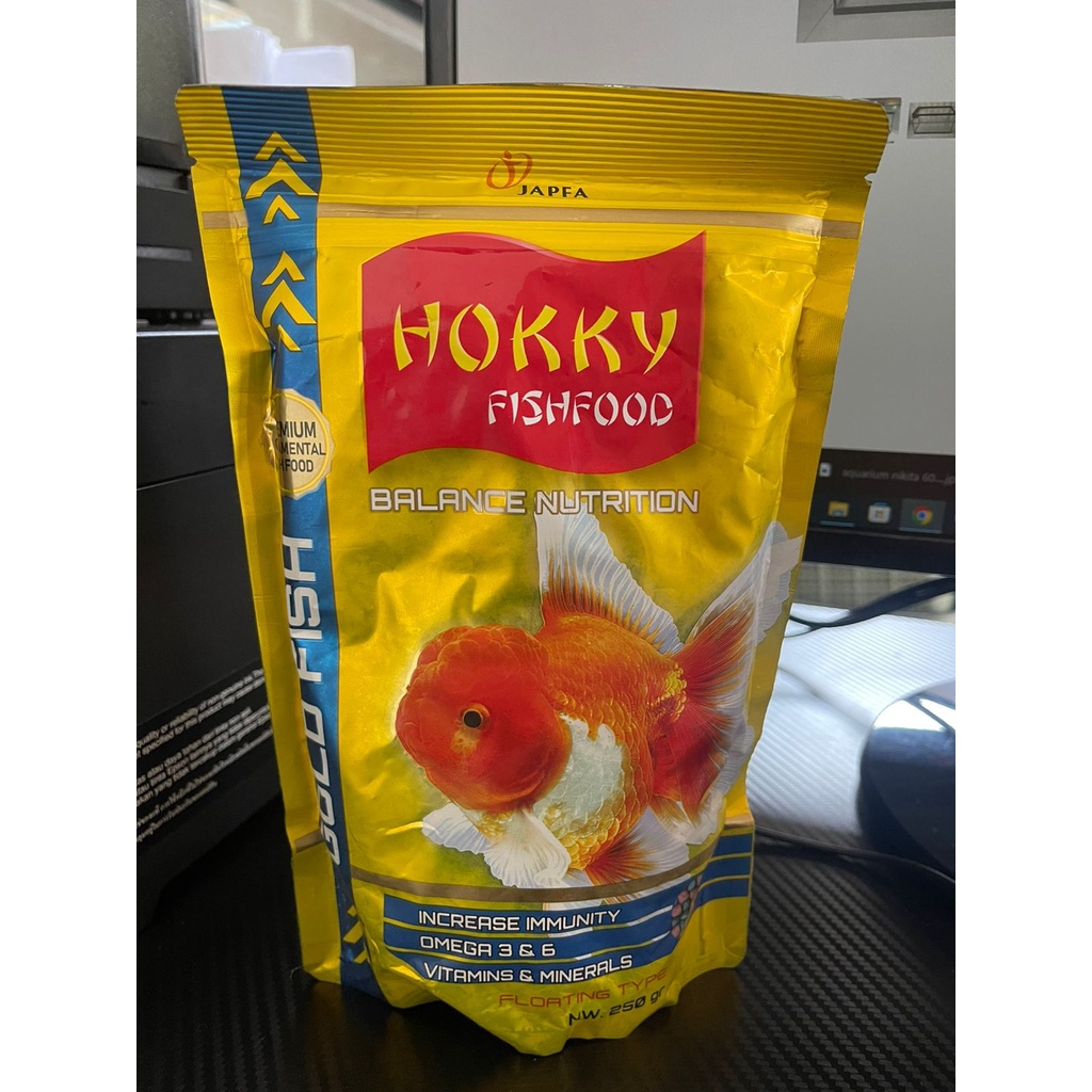 HOKKY GOLDFISH BALANCE NUTRITION FLOATING PELET IKAN KOKI