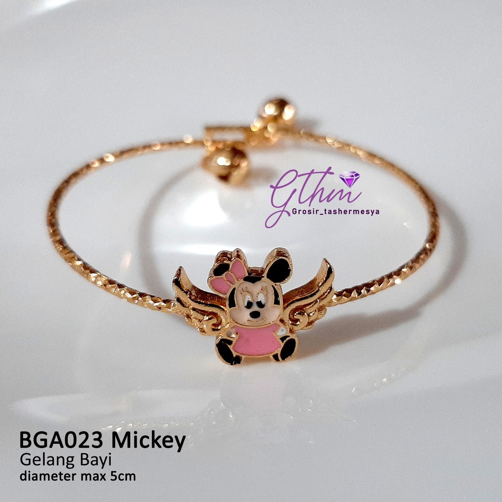 Gelang Miky Minie Baby Perhiasan Fashion Import anti karat anti alergi BGA023 GTHM