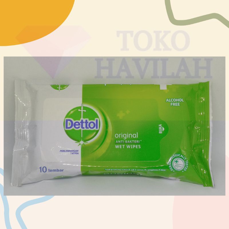 TISU BASAH DETTOL ANTISEPTIK