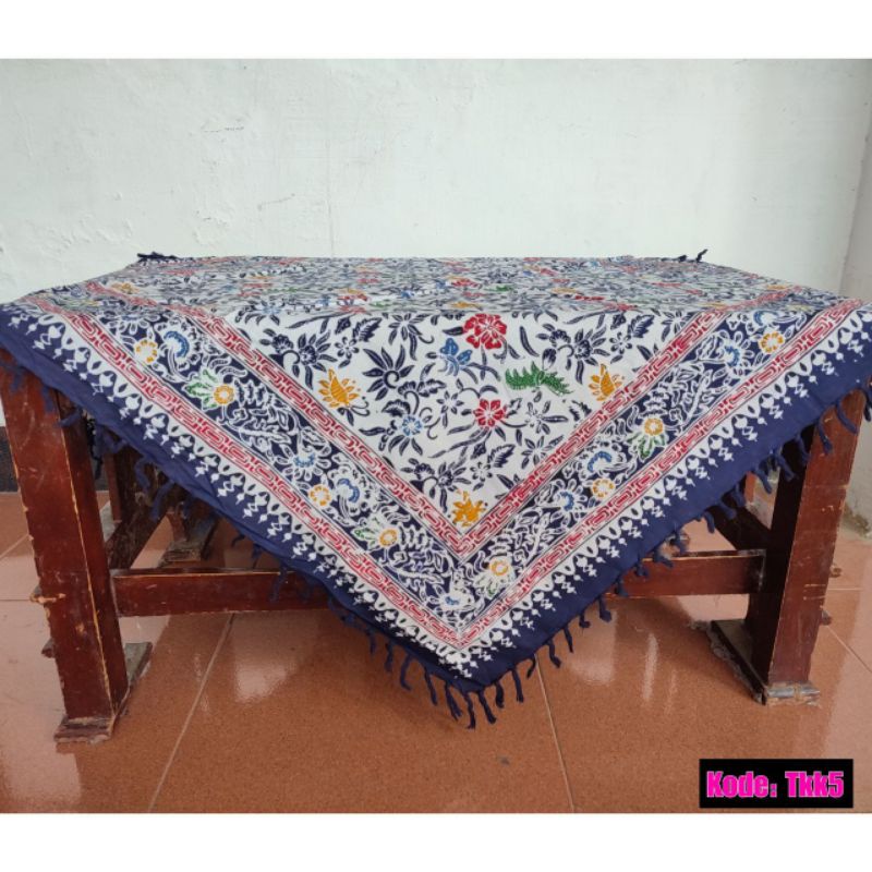 TAPLAK MEJA BATIK PERSEGI / TAPLAK MEJA KOTAK /TAPLAK MEJA TAMU /TAPLAK MEJA GURU/ GROSIR TAPLAK