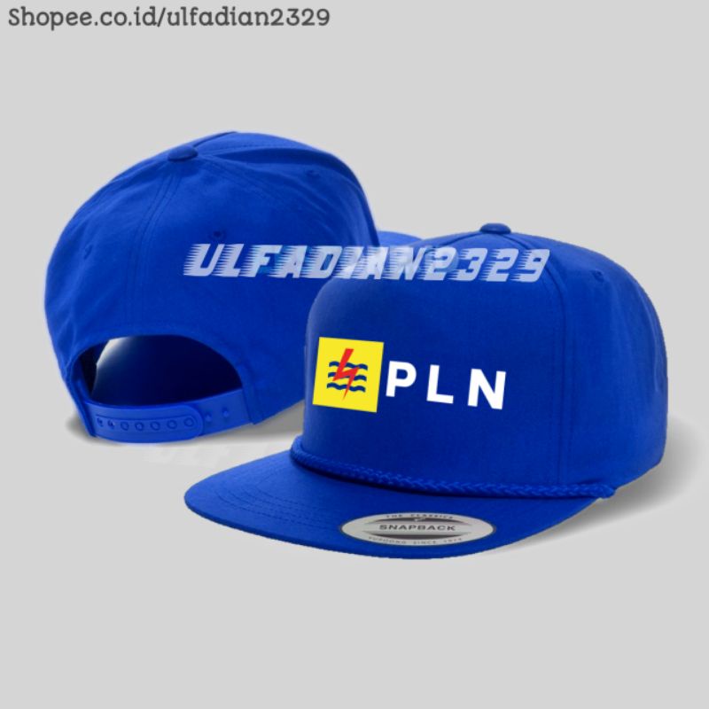 Topi PLN Snapback Murah Berkualitas - Topi PLN Indonesia