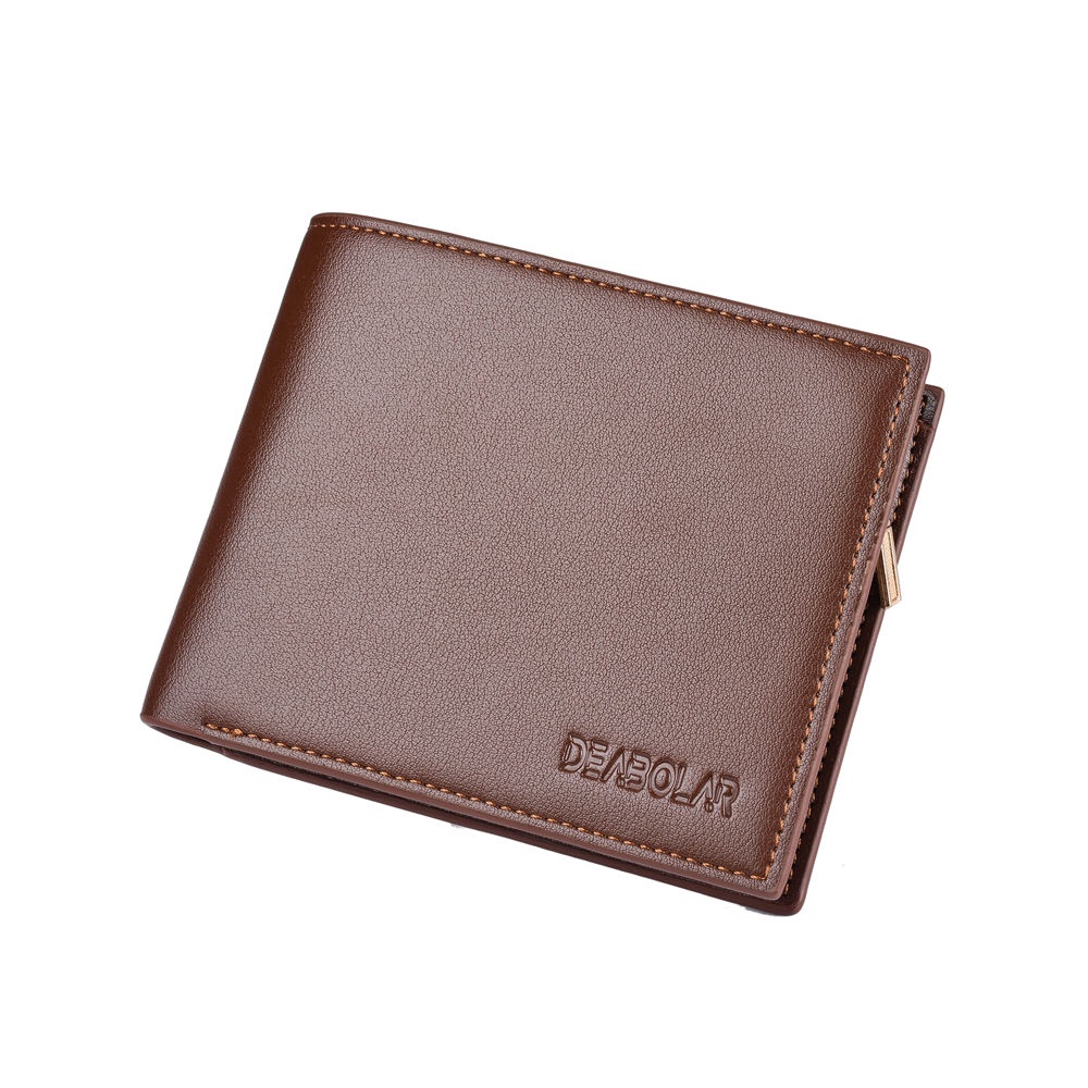 CSONLINEMALL  Dompet Pria Kulit Bahan Premium PU Leather Wallet