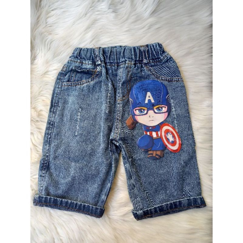 SONTOG JEANS LED (NYALA) SUPERHERO/SONTOG JEANS ANAK