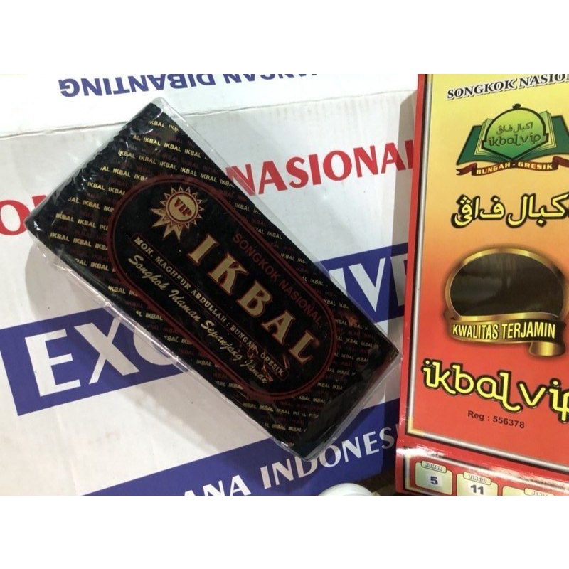 songkok IKBAL VIP hitam polos