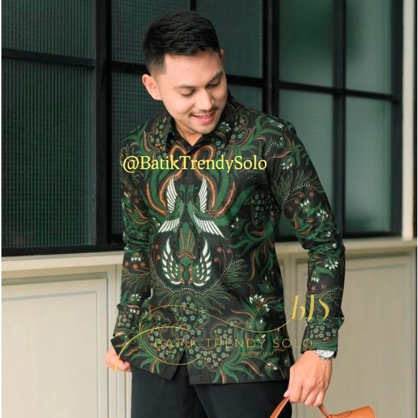 Hem  Kemeja Baju Batik Pria Cowok Laki Laki Slimfit Full Lapis Furing Lengan Panjang Lengan Pendek Original Asli Batik Jumanta Solo Laweyan Size S M L Xl XXL Bahan Katun Premium  957