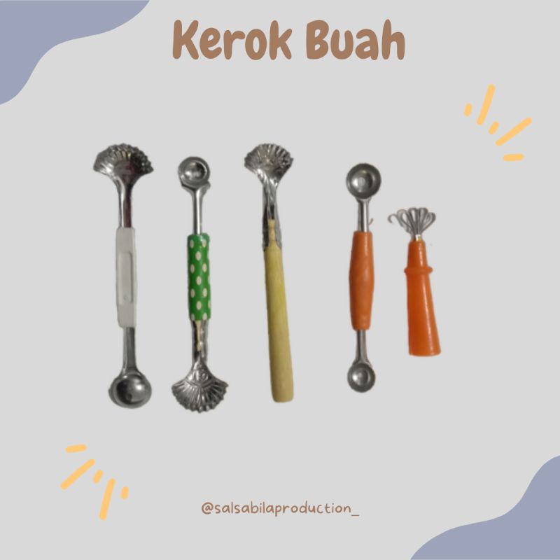 KEROK DEGAN BUAH KELAPA/KEROK BUAH KECUP (KEROK CEPLOK) /KEROK BUAH 2 in 1/ KEROK SERBAGUNA/KEROK CU