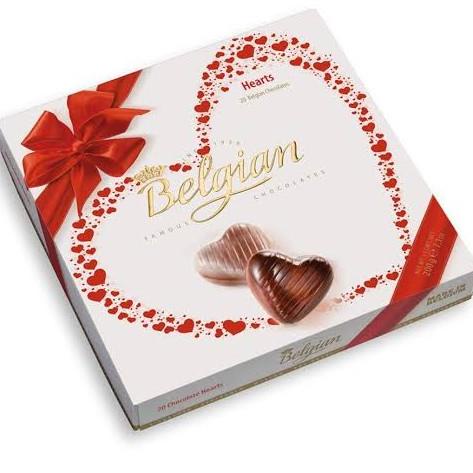 

Belgian Chocolate Hearts Giftbox (12x200g)