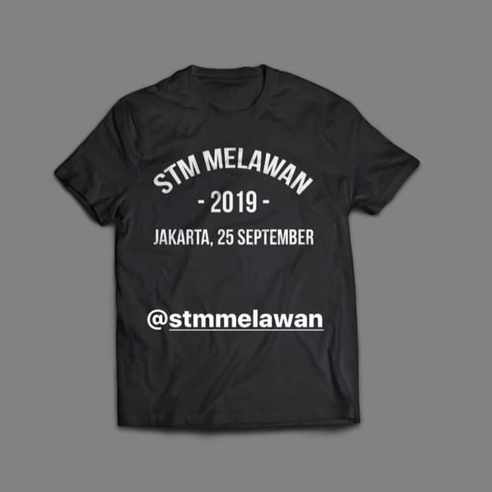 Kaos Baju Obral Combed 30S Distro STM MELAWAN JAKARTA polos custom