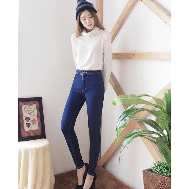 HW JEANS POLOS / HW JEANS / JEANS WANITA