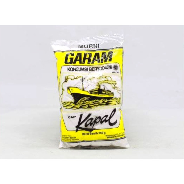 Garam Kapal 250gram / Garam Cap Kapal / Garam Yodium