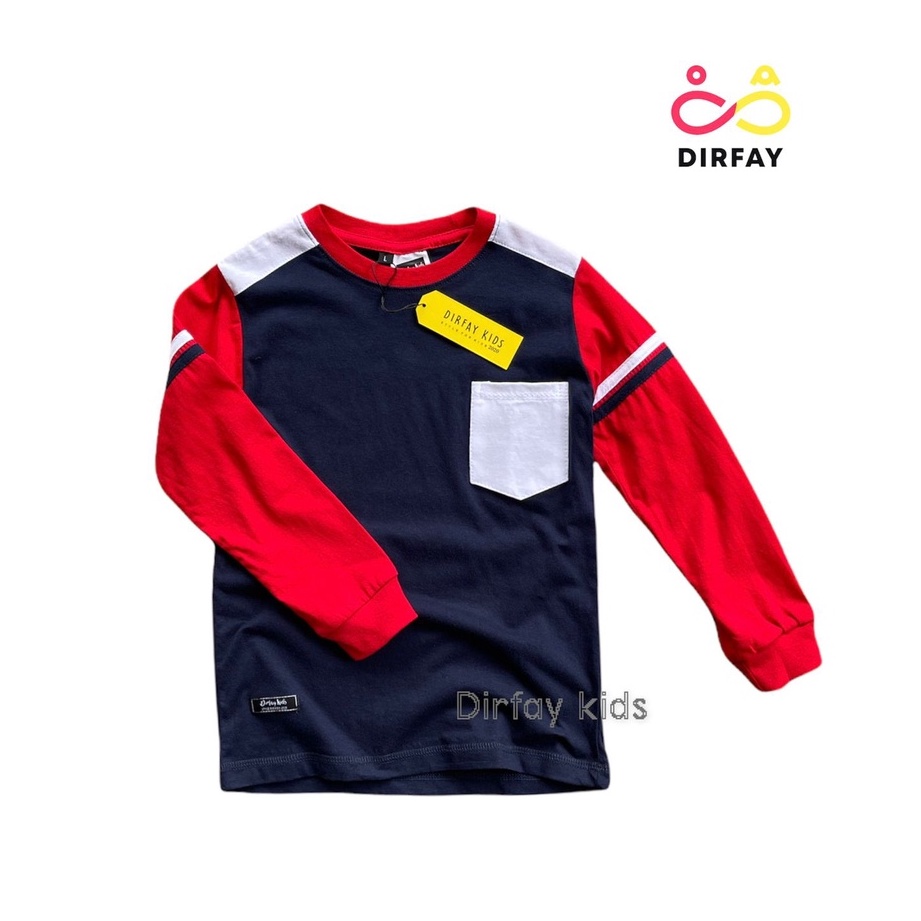 Baju Kaos Anak Laki Laki Lengan Panjang Umur 1-12 Tahun