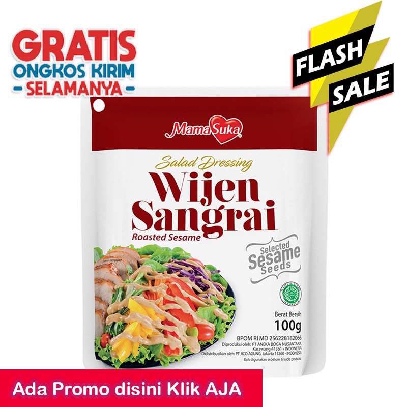 

Mamasuka Salad Dressing Wijen Sangrai 100G mama suka wijen sangrai