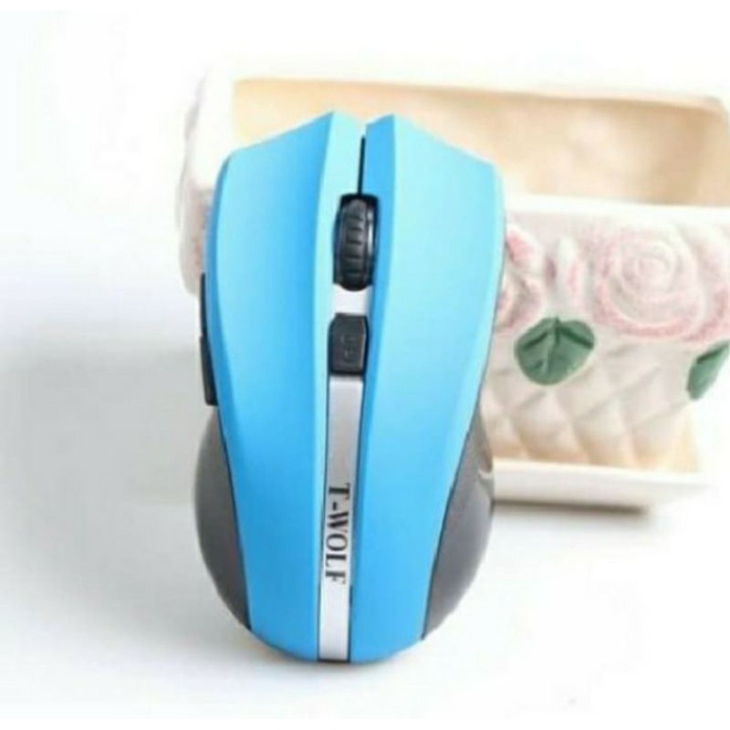 SKU-1104 MOUSE WIRELESS TWOLF Q5 SILENT 6 TOMBOL T WOLF GAMING MOUSE