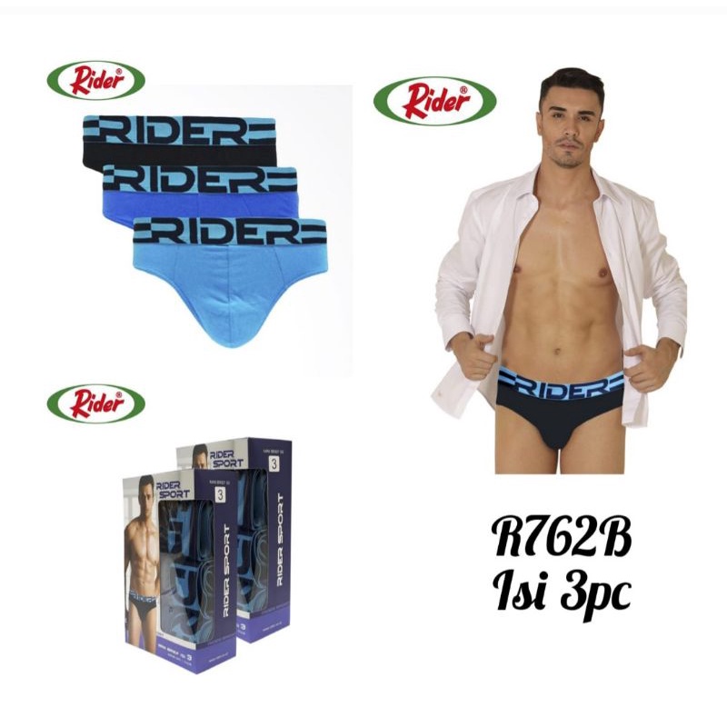 TOKO KL| Celana Dalam Pria Rider Sport isi 3pc