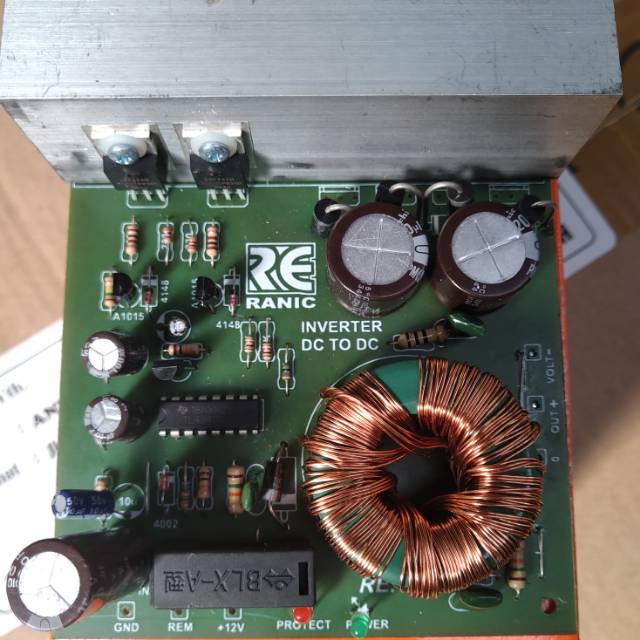 Kit inverter 12v to 32v ( 646 )