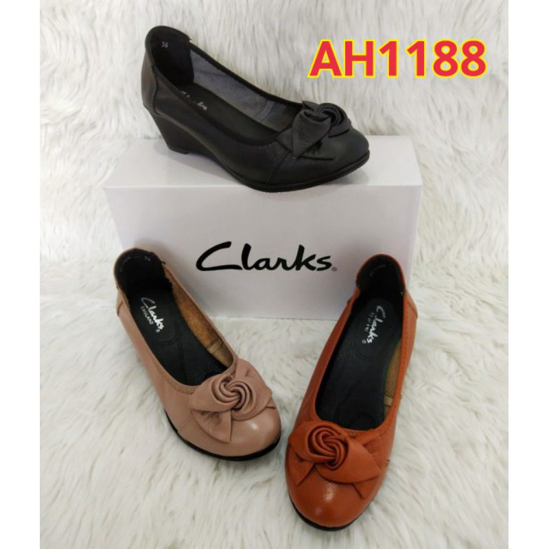 Clarks wedges 1188 ulir woman 5 cm  / sepatu wanita clarks wedges