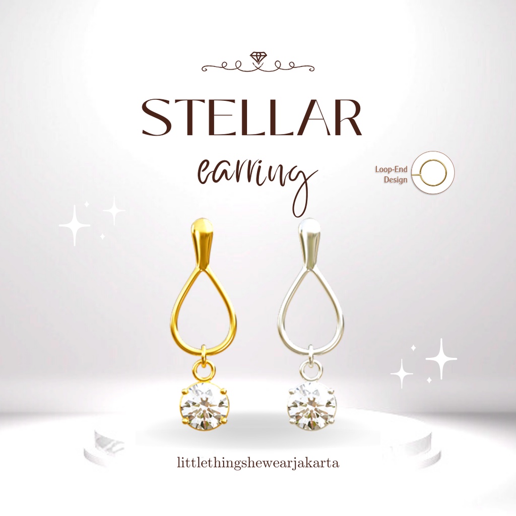 (Jakarta) Littlethingshewear Official Stellar Swarovski 0,6 Gram