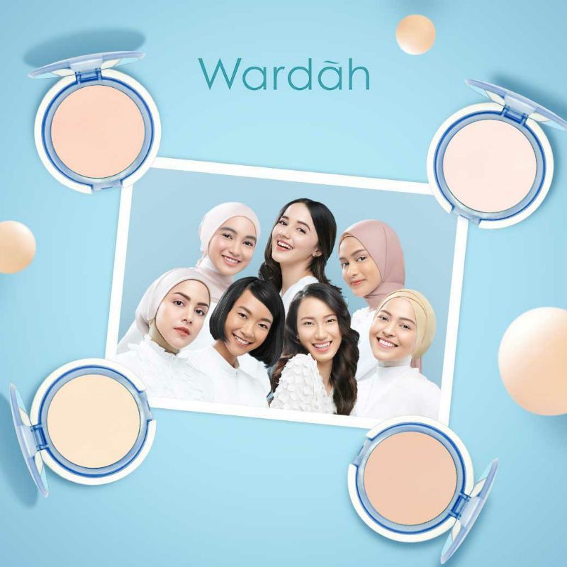 Wardah Lightening Two Way Cake Light Feel / Refill Wardah Lightening