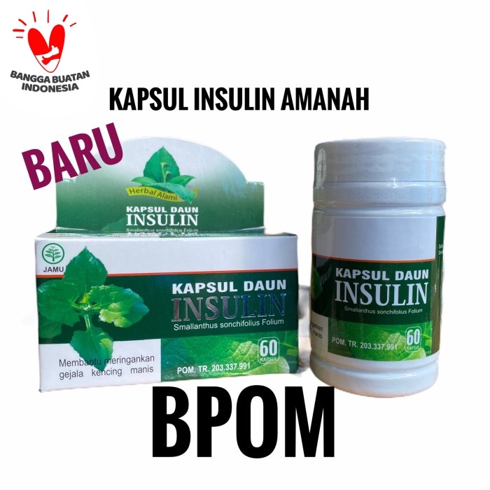 Kapsul Daun Insulin - Amanah -Obat Diabetes