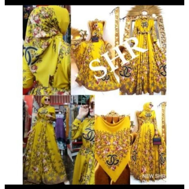 gamis SHR cantik edisi lebaran