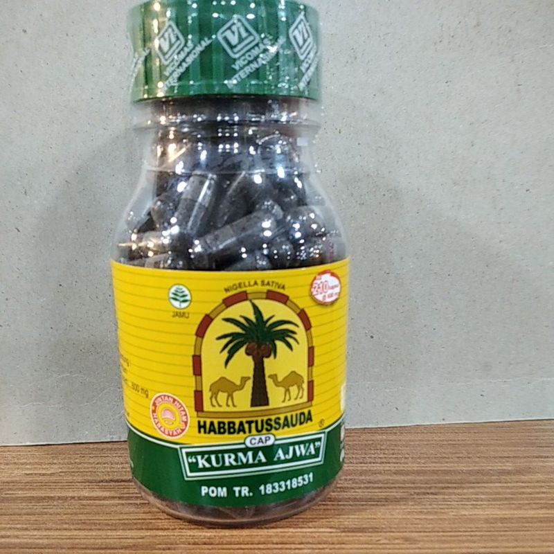 kapsul habatusauda cap kurma ajwa isi 210 kapsul