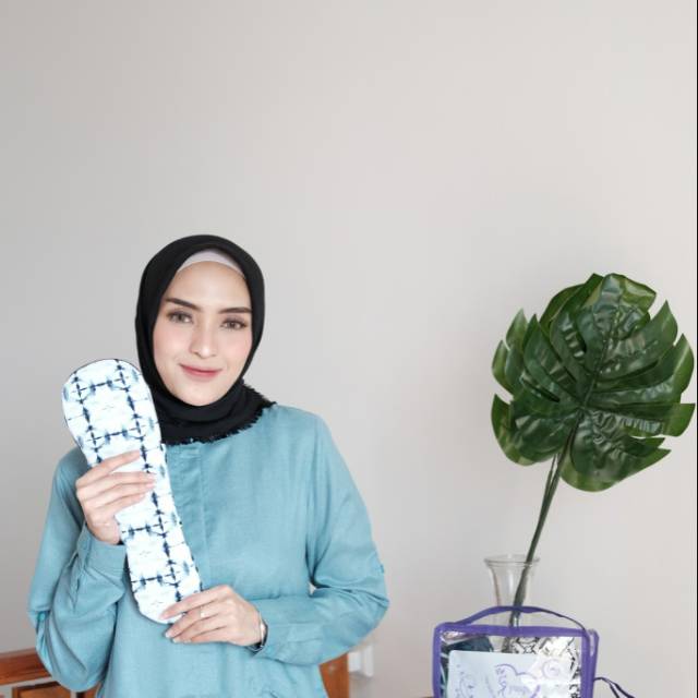 PEMBALUT KAIN CUCI ULANG SUPER NIGHT 35cm/YUSPIN PEMBALUT SEHAT ISI 6