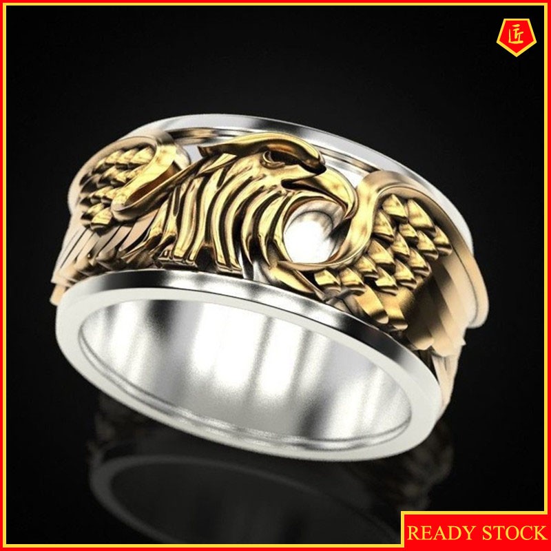 [Ready Stock]New 18K Ring Power Style Personalized Creative