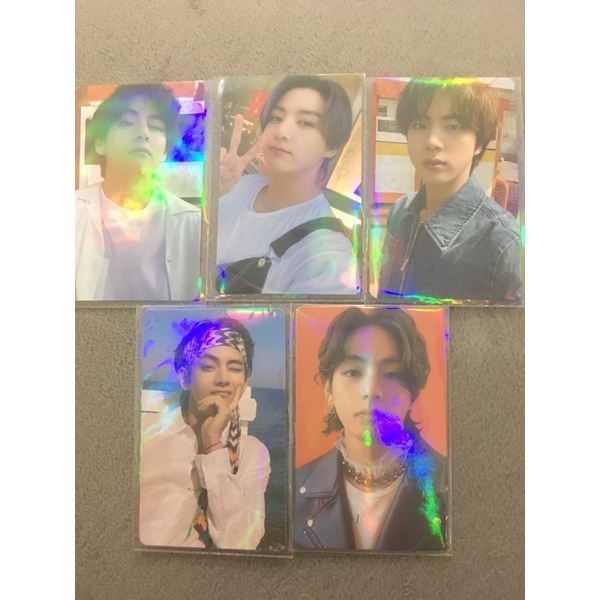 Photocard Pob Butter Taehyung Jungkook Seokjin Official
