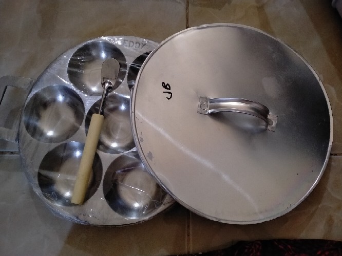 Cetakan Kue Karabikang Jb Super Tebal - Kue Serabi - Kue Bika Ambon + Free Tutup & Sutil