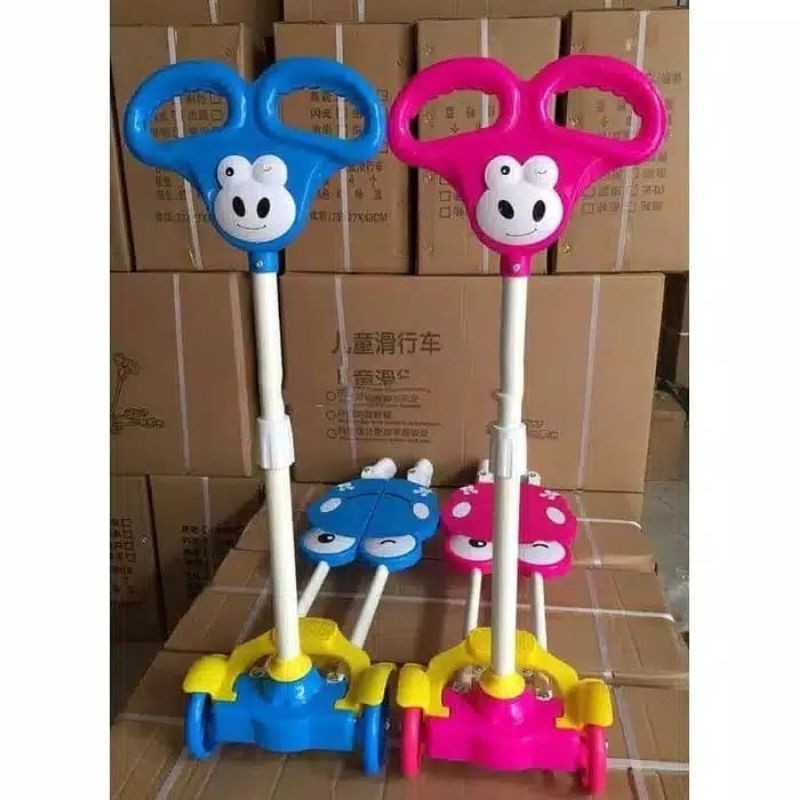 skuter gunting musik dan rem