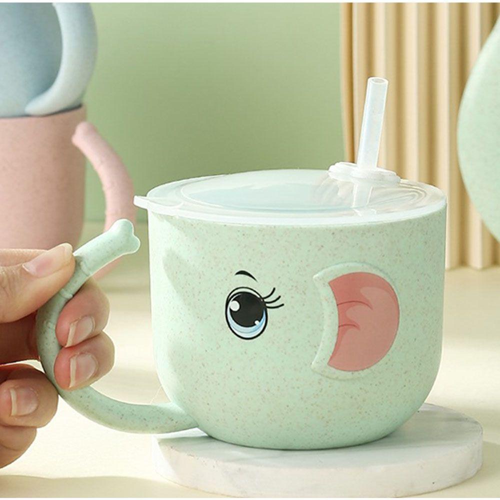 Top straw cup Anak Lucu Dengan Tutup Botol