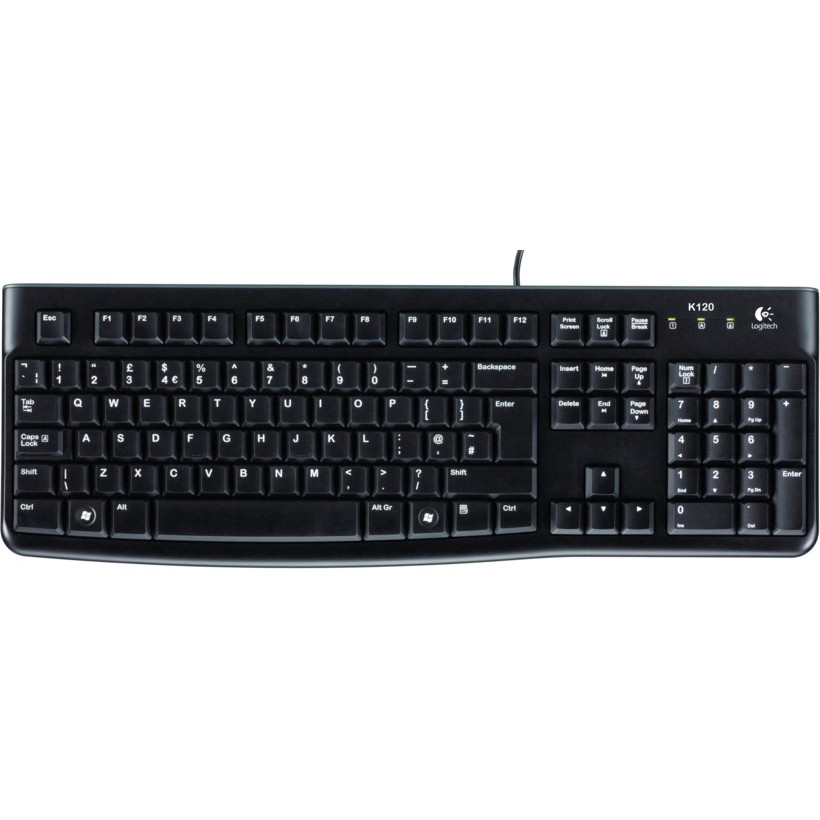 Keyboard USB Logitech K120 Original 100%