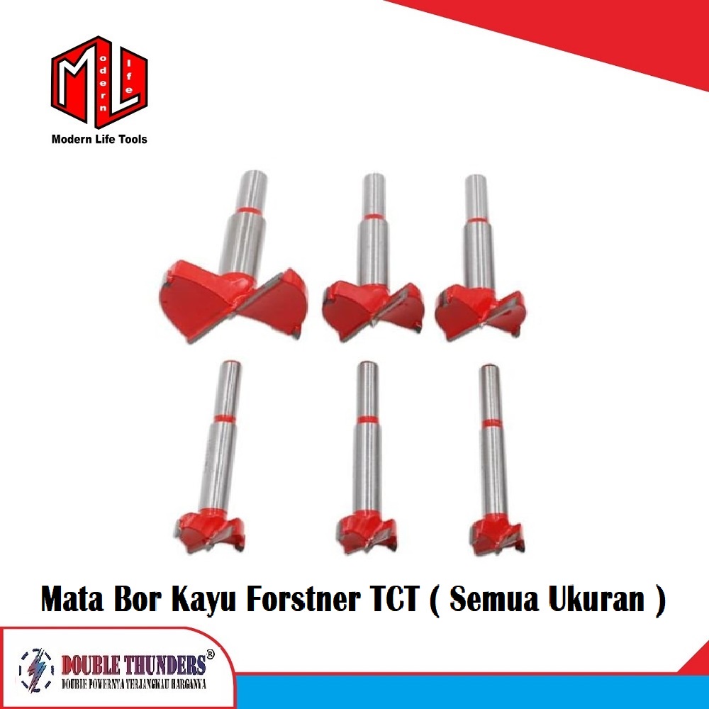 Mata Bor Engsel Hinge Boring Drill Forstener Bit TCT ( 16mm Sampai 55mm )