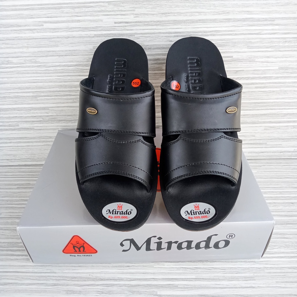mirado sandal pria kulit asli 552 sandal slide pria merek mirado kulit asli original sandal kulit as