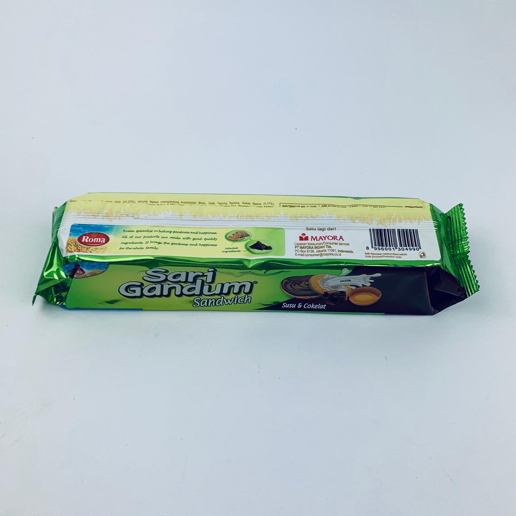 Roma sari gandum / Sandwich / coklat / 108g