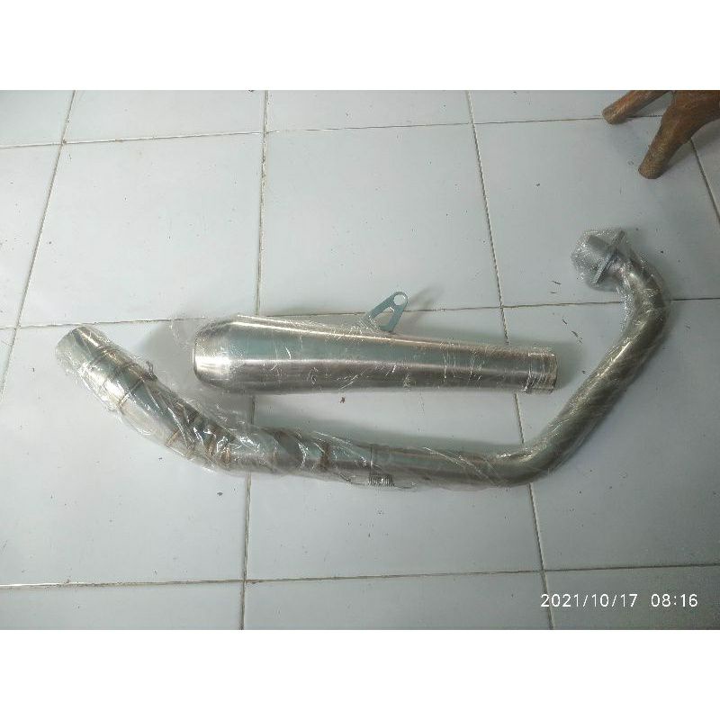 knalpot full set Japstyle stenlis pnp gl Cb mp tiger vixion Verza fu dll