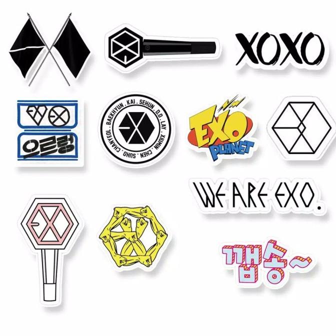 

65 Pcs Per Set Sticker Exo Kpop Stiker Obsession Best Seller