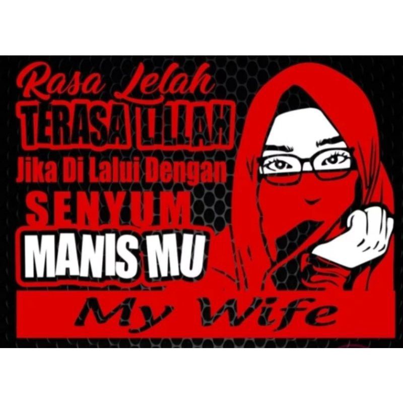 STIKER KACA MOBIL, TRUK, ELF, PICK UP