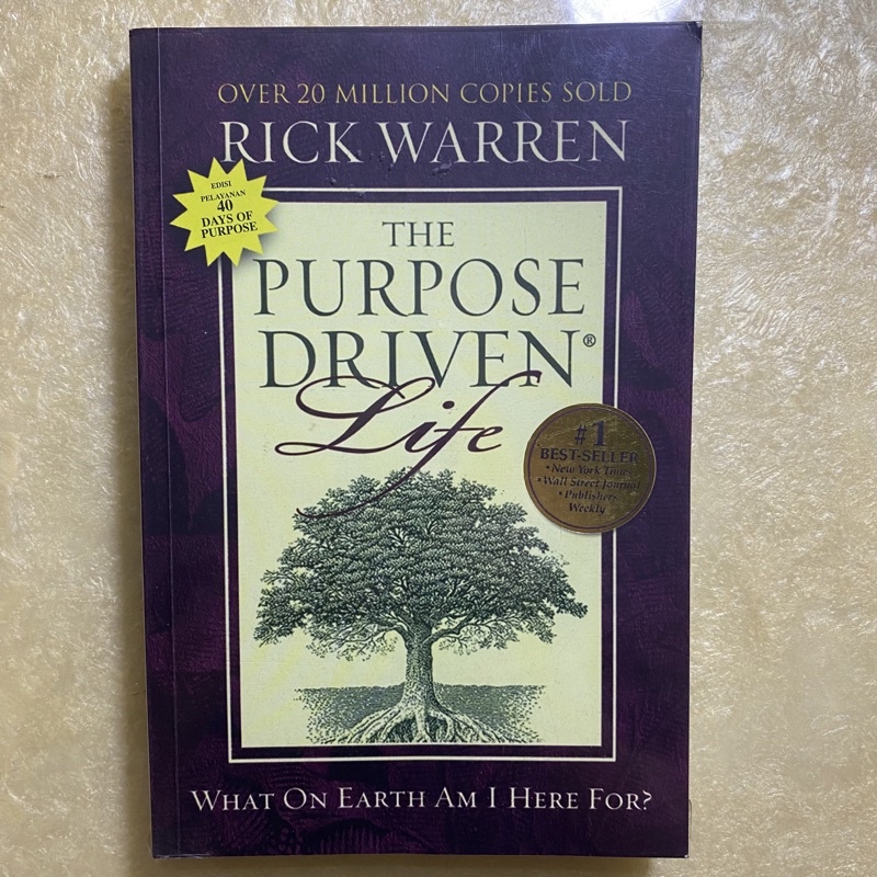 Buku Second Original The Purpose Driven Life: What on Earth Am I Here For?
