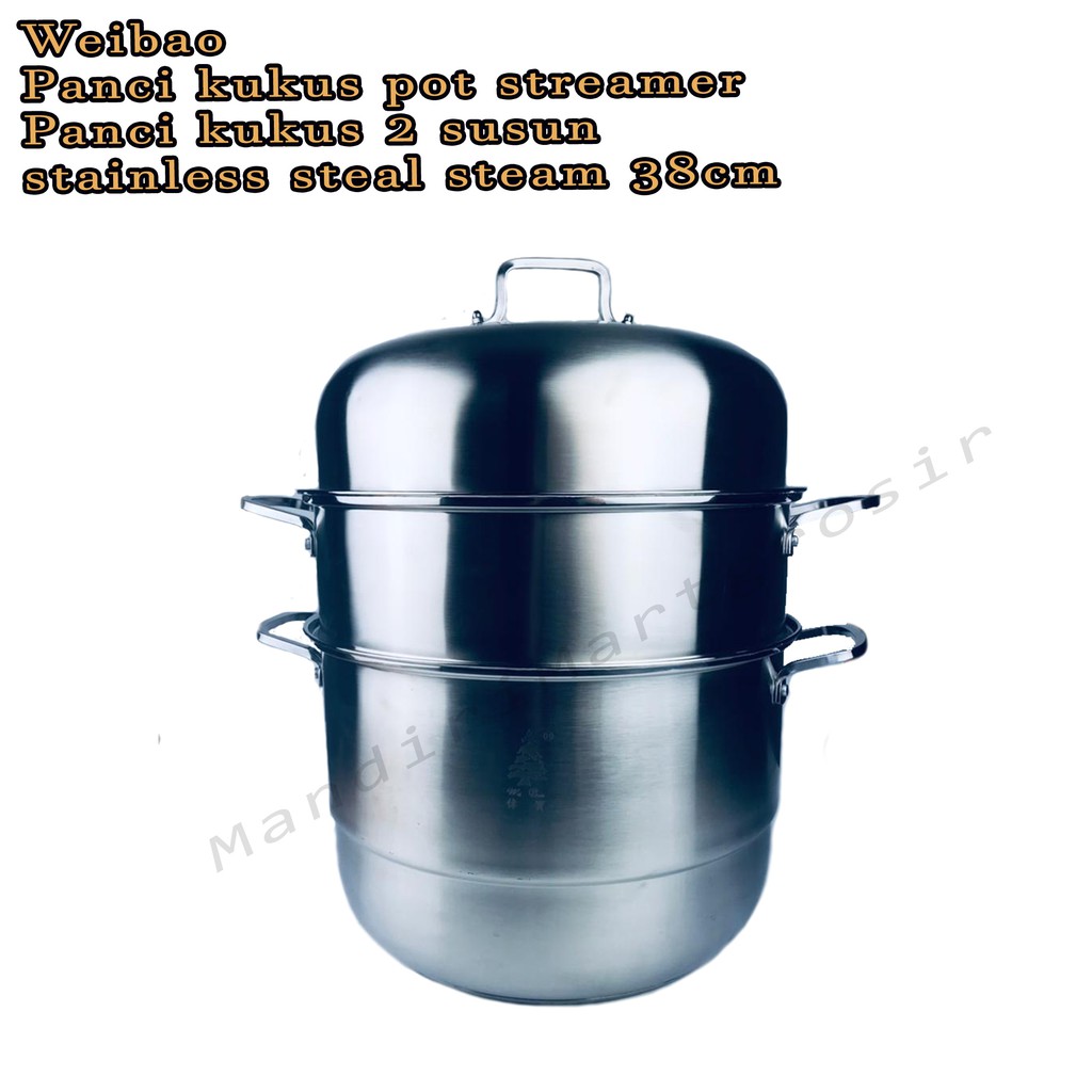 panci kukus pot steamer *weibao * panci kukus 2 susun* 38 cm