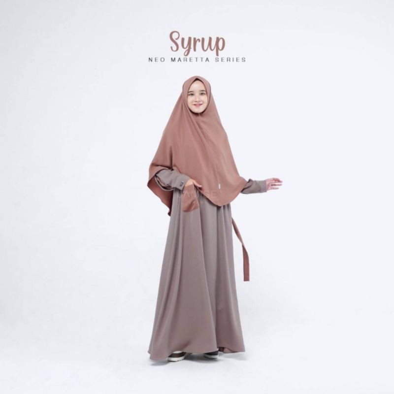 Gamis Set Khimar Syari Neo Maretta Jamise Syari