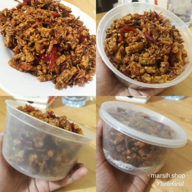 

Kering tempe berat 250 grm /cup