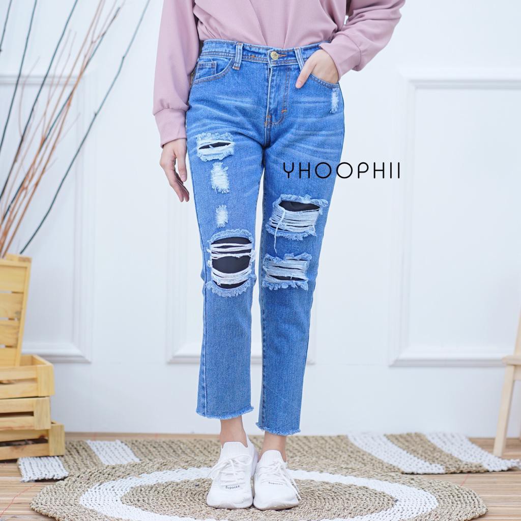 Boyfriend Jeans Sobek Tag Benefit Yp 7829