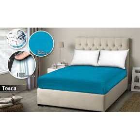 SPREI MONALISA POLOS WATERPROOF - 160x200 anti ompol air water proof polos emboss- 160 QUEEN sp160wpmona-Tosca