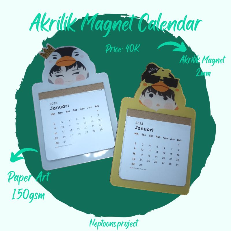 

[PO] 2PM Acrylic Calendar