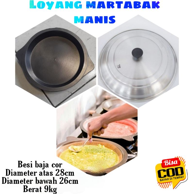 Loyang Martabak Manis 28 Cm Loyang Martabak Manis Cetakan Martabak Manis Wajan Martabak Manis Loyang