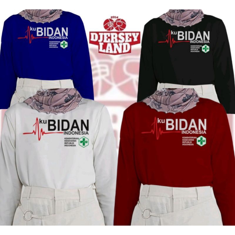 KAOS DISTRO BIDAN INDONESIA KAOS PROFESI KEBIDANAN