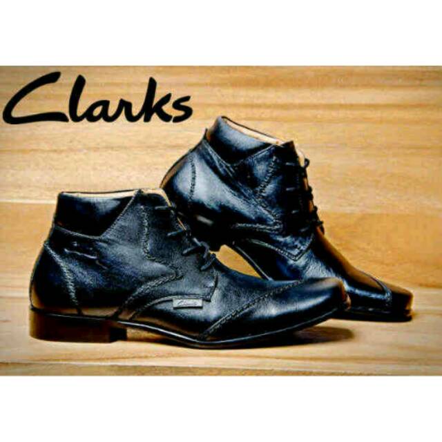 Sepatu casual formal clark pantopel high