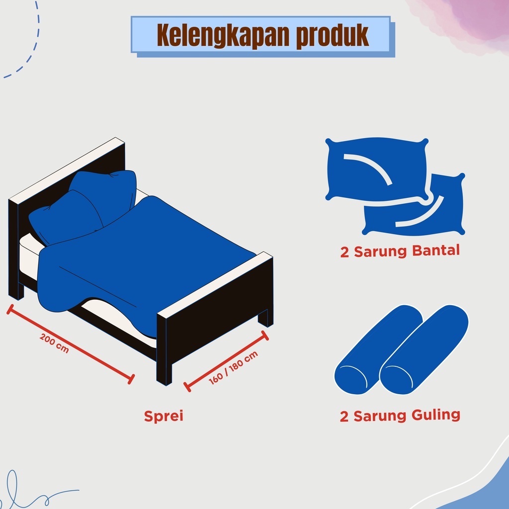 Sprei Kintakun D'luxe Double - King 180x200